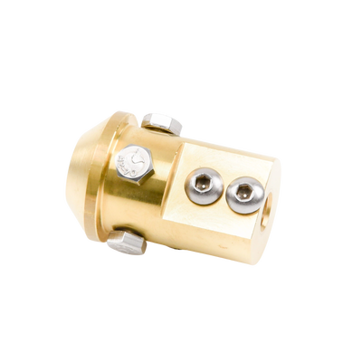 adaptador de punta pararrayo pdc en mástil 1 1/2". adaptador de punta pararrayo pdc en mástil 1 1/2".