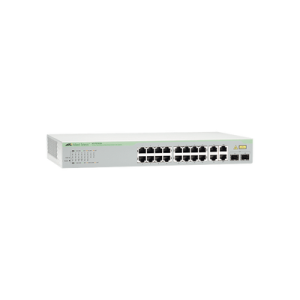 switch websmart de 16 puertos 10/100 mbps + 2 puertos 10/100/1000 mbps + 2 sfp gigabit combo