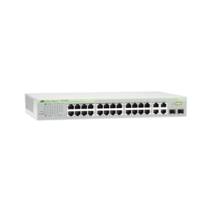 switch websmart de 24 puertos 10/100 mbps + 2 puertos 10/100/1000 mbps + 2 sfp gigabit combo