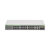 switch websmart de 24 puertos 10/100 mbps + 2 puertos 10/100/1000 mbps + 2 sfp gigabit combo