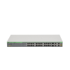 websmart switch, 24 puertos poe+ 10/100 mbps + 2 puertos 10/100/1000 mbps + 2 sfp gigabit combo, 193 w