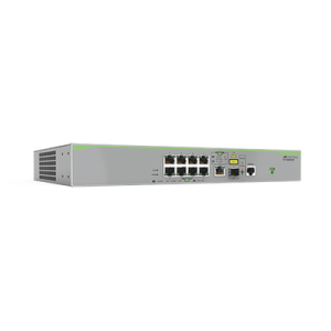 switch administrable centrecom fs980m, capa 3 de 8 puertos 10/100 mbps + 1 puertos rj45 gigabit/sfp combo