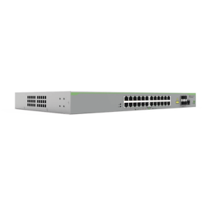 switch administrable 24 puertos 10/100 4 x 10/1000x sfp incluye fuente