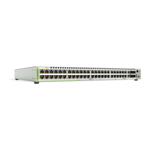 switch poe+ stackeable capa 3, 48 puertos 10/100/1000 mbps + 2 puertos sfp combo + 2 puertos sfp+ 10 g stacking, 370 w