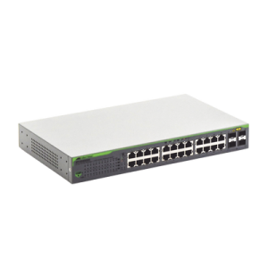 switch gigabit websmart de 24 puertos 10/100/1000 mbps (4 x combo) + 4 puertos gigabit sfp (combo)