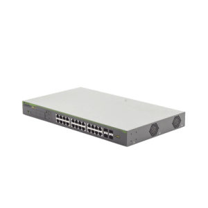 switch poe+ gigabit websmart de 24 puertos 10/100/1000 mbps + 4 puertos sfp gigabit, 185 w, version 2