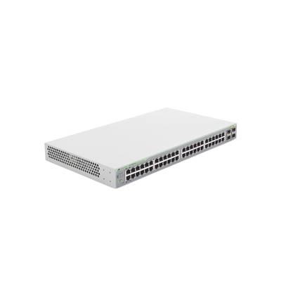 switch gigabit websmart de 48 puertos 10/100/1000 mbps (4 x combo) + 4 puertos gigabit sfp combo switch gigabit websmart de 48 puertos 10/100/1000 mbps (4 x combo) + 4 puertos gigabit sfp combo