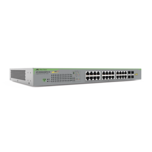 switch poe+ gigabit websmart de 24 puertos 10/100/1000 mbps + 4 puertos sfp gigabit, 185 w, version 2