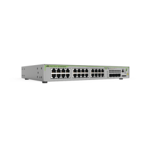 switch administrable centrecom gs970m, capa 3 de 24 puertos 10/100/1000 mbps + 4 sfp gigabit