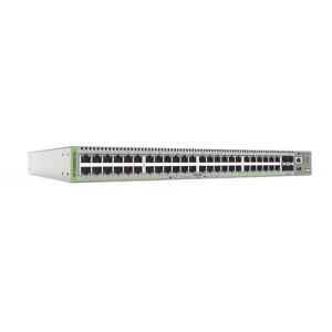 switch administrable centrecom gs980m, capa 3 de 48 puertos 10/100/1000mbps + 4 sfp gigabit