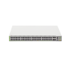 switch poe+ administrable centrecom gs980m, capa 3 de 48 puertos 10/100/1000mbps + 4 sfp gigabit, 740 w
