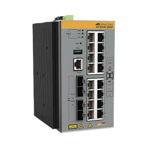 switch industrial administrable capa 3 de 16 x 10/100/1000 mbps + 4 puertos sfp, 240 w.