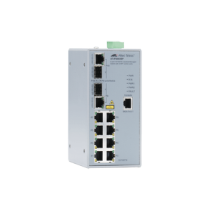switch industrial administrable de 8 puertos 10/100 mbps + 2 puertos sfp combo