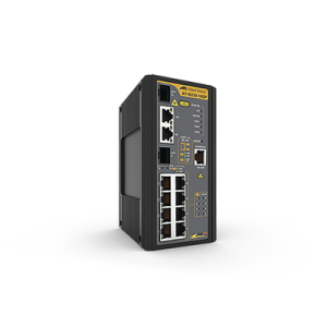 switch industrial poe+ administrable de 8 puertos 10/100/1000 mbps + 2 puertos sfp combo, 120 w