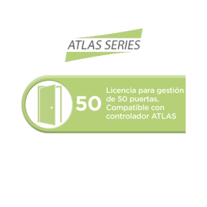 licencia para 50 puertas compatible con controlador atlas