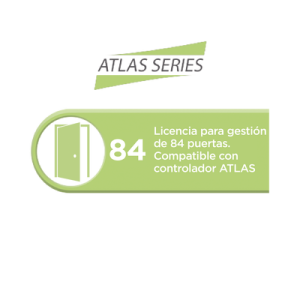 licencia para 84 puertas compatible con controlador atlas