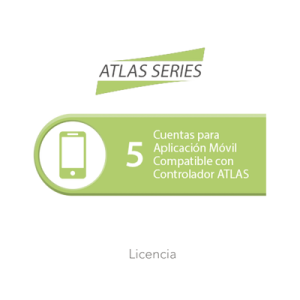 licencia de 5 cuentas para aplicación móvil compatible con controlador atlas