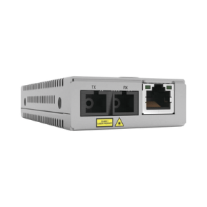 convertidor de medios gigabit, conector sc distancia (20km) monomodo versión taa