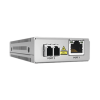 convertidor de medios gigabit ethernet a fibra óptica, conector lc, multimodo (mmf), distancia de 220 hasta 500 m, con fuente de alimentación multi región