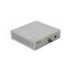 convertidor de medios gigabit ethernet poe+ a fibra óptica, conector lc, multimodo (mmf), distancia hasta 550 m