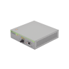 convertidor de medios gigabit ethernet poe+ a fibra óptica, conector lc, multimodo (mmf), distancia hasta 550 m