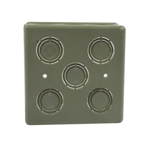 caja cuadrada de 1/2" 3/4" para pvc conduti pesado.