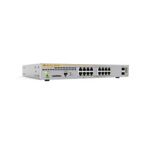 switch poe+ administrable capa 3, 16 puertos 10/100/1000 mbps + 2 sfp gigabit, 247 w