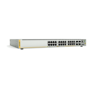 switch poe+ administrable capa 3, 24 puertos 10/100/1000 mbps + 4 sfp gigabit, 370 w
