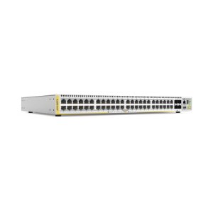 switch stackeable capa 3, 48 puertos 10/100/1000 mbps + 4 puertos sfp+ 10 g, fuente redundante