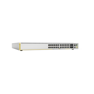 switch poe+ capa 3, 24 puertos 10/100/1000 mbps + 4 puertos sfp+ 10 g, 185 w, fuente de alimentación simple