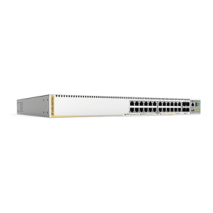 switch stackeable capa 3, 20 puertos 10/100/1000 mbps + 4 x 100m/1g/2.5/5g t + 4 puertos sfp+ 10 g, fuente redundante