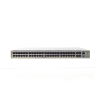 switch poe+ stackeable capa 3, 48 puertos 10/100/1000 mbps + 4 puertos sfp+ 10 g, hasta 740 w, fuente redundante