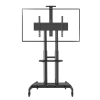 soporte de pantalla con ruedas / compatible con monitores de 43"a 90" / base para colocar accesorios adicionales / vesa 200*200 800*500/ carga máxima: 90.9kg (200lbs)