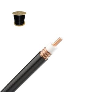 cable coaxial heliax 7/8", cobre corrugado, blindado, 50 ohms, carrete de 305 metros