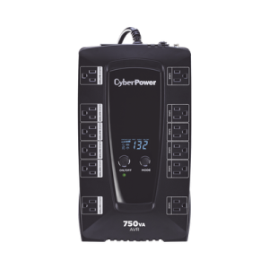 ups de 750 va/450 w, topología línea interactiva, entrada 120 vca nema 5 15p, tipo gabinete compacto, con 12 tomas nema 5 15r