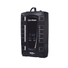ups de 900 va/480 w, topología línea interactiva, entrada 120 vca nema 5 15p, tipo gabinete compacto, con 12 tomas nema 5 15r