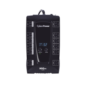 ups de 900 va/480 w, topología línea interactiva, entrada 120 vca nema 5 15p, tipo gabinete compacto, con 12 tomas nema 5 15r