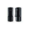 barrera fotoelectrica de 100 metros con la mejor tecnologia de deteccion de patrones para reducir falsas alarmas / alámbrico / 2 rayos / compatible con cualquier panel de alarma