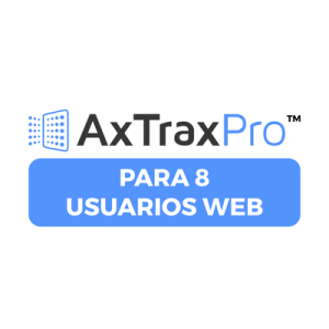 licencia de 8 usuarios clientes web para axtraxpro