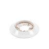 base de 6 pulgadas / para detectores notifier, farenhyt, silent knight y fire lite / color blanco