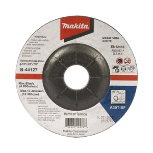 disco de corte para metal de 4 1/2"
