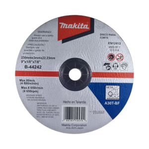 disco de corte para metal de 9"