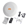 radio backhaul ptp, mimo 4x4:4ac, 5.150 5.875 ghz, ip67, velocidad hasta 1.5 gbps, antena 25 dbi integrada, monitoreo a través de la nube