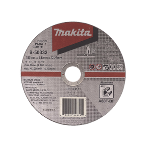 disco de corte para aluminio de 4 1/2"
