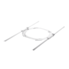 soporte de techo abatible ajustable para 6.5 y 8 "lc, sp, cp, pp, pdp, pg, gp, gg, ggd, gc y cl 70v 6.