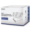 (micrÓfono integrado) kit turbohd 1080p lite / dvr 4 canales / audio por coaxitron / 4 cámaras bala de metal con micrófono integrado