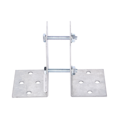 base multiposición para postes de paso o esquina en cercos electricos 100% acero galvanizado. base multiposición para postes de paso o esquina en cercos electricos 100% acero galvanizado.