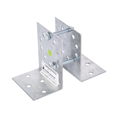 base multiposición para postes de paso o esquina en cercos electricos 100% acero galvanizado. base multiposición para postes de paso o esquina en cercos electricos 100% acero galvanizado.