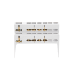 soporte + barra de conexion (8 mod) (8+2 entr.) ip40