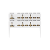 soporte + barra de conexion (12/24/36 mod) (12+2 entr.) ip40